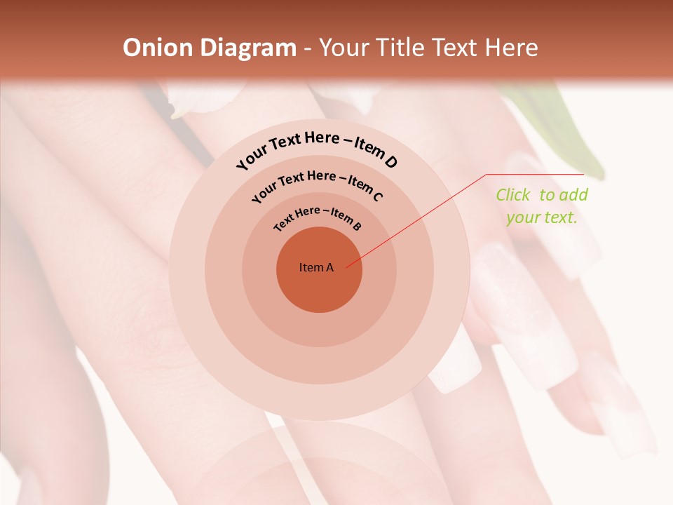 Fresh Close Up Manicure PowerPoint Template