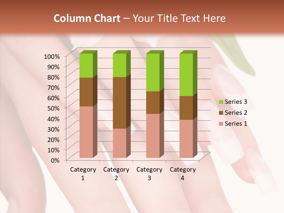 Fresh Close Up Manicure PowerPoint Template
