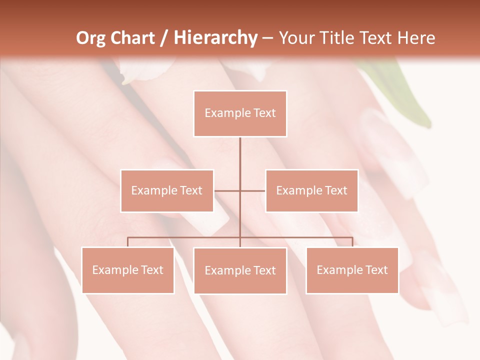 Fresh Close Up Manicure PowerPoint Template