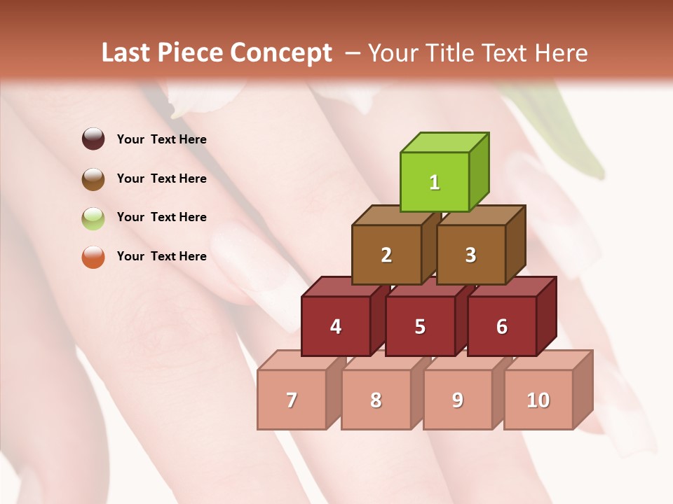 Fresh Close Up Manicure PowerPoint Template