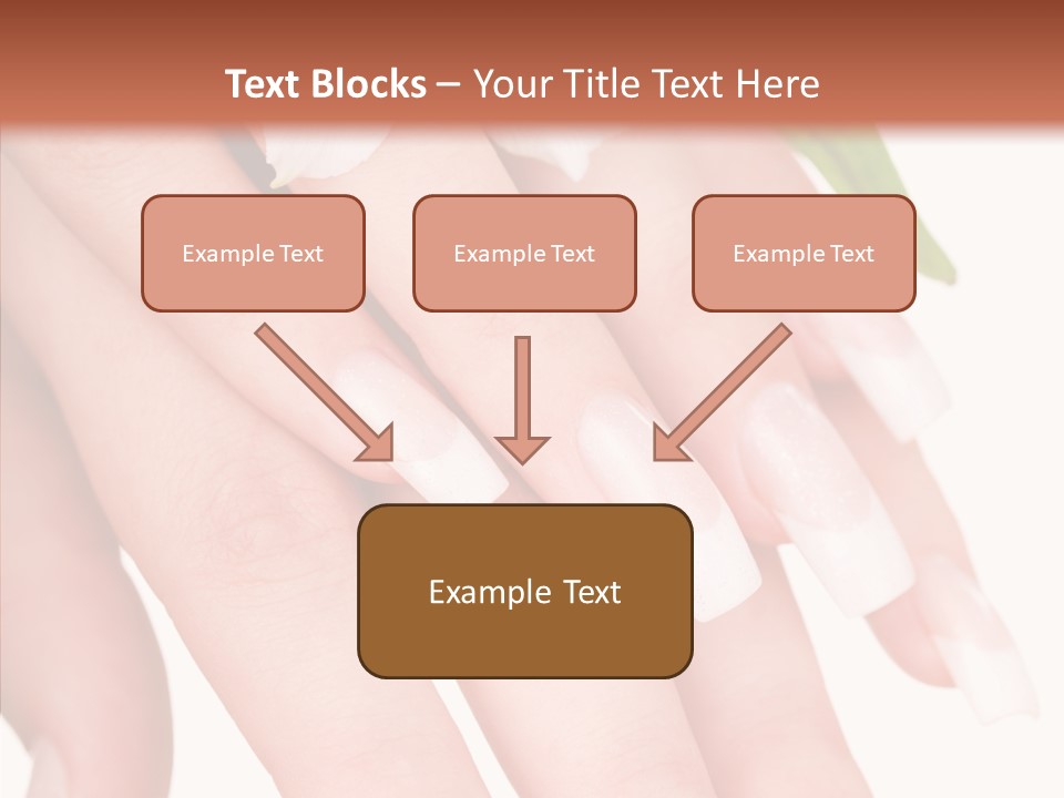 Fresh Close Up Manicure PowerPoint Template
