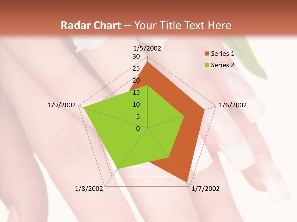 Fresh Close Up Manicure PowerPoint Template