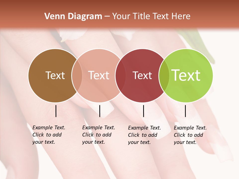 Fresh Close Up Manicure PowerPoint Template