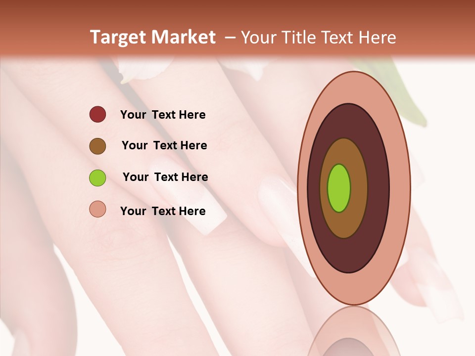 Fresh Close Up Manicure PowerPoint Template