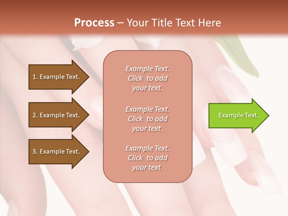 Fresh Close Up Manicure PowerPoint Template