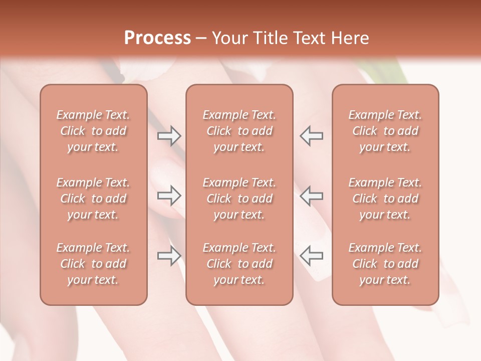 Fresh Close Up Manicure PowerPoint Template