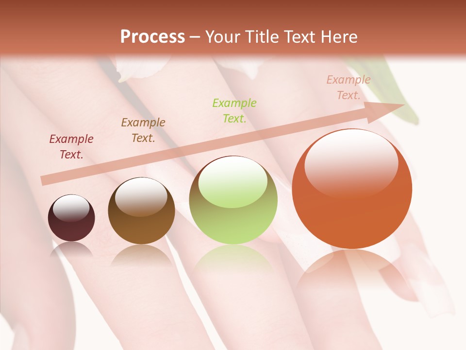 Fresh Close Up Manicure PowerPoint Template