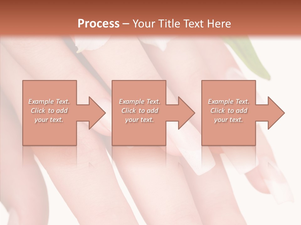 Fresh Close Up Manicure PowerPoint Template