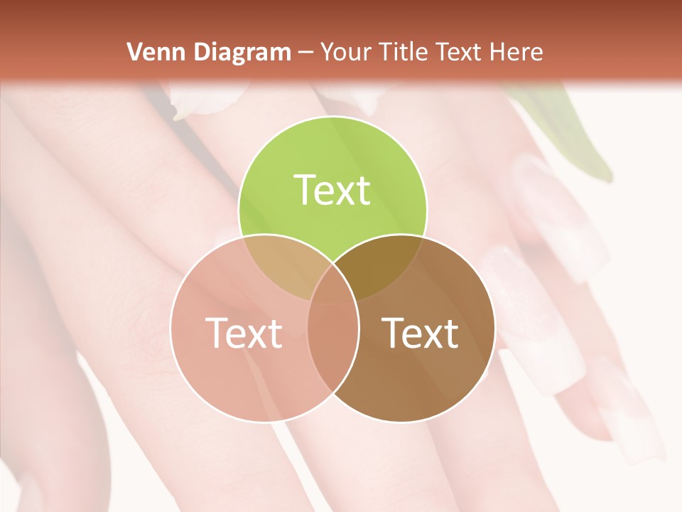 Fresh Close Up Manicure PowerPoint Template