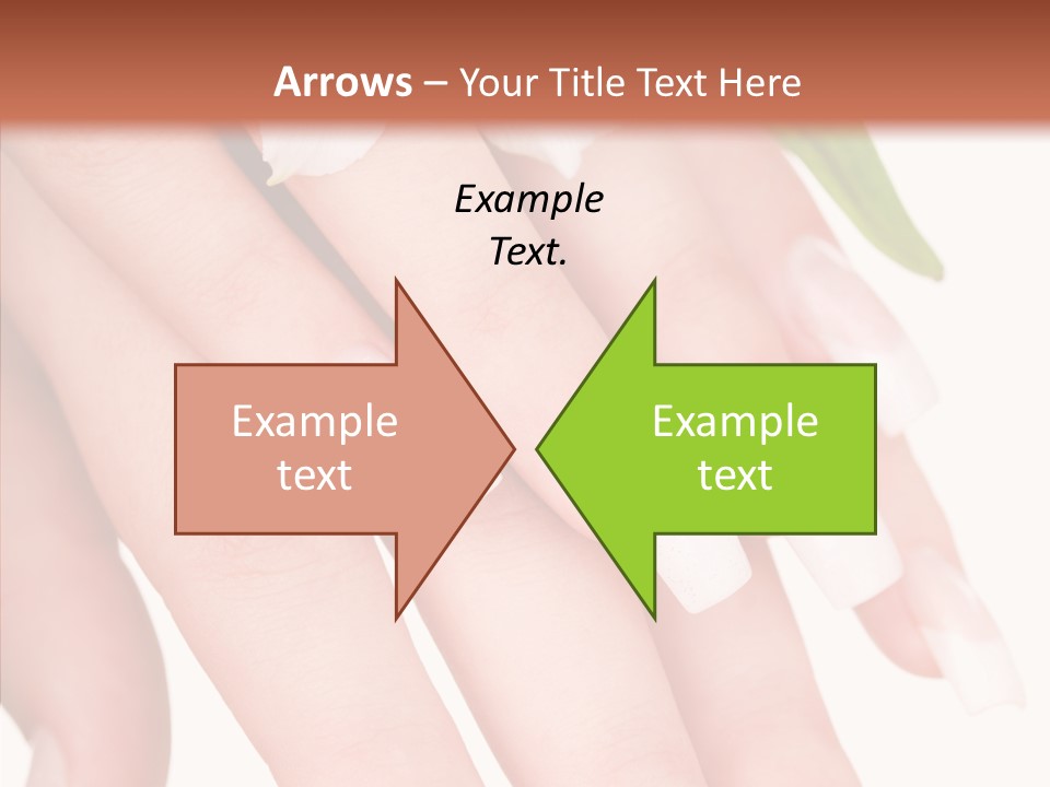 Fresh Close Up Manicure PowerPoint Template