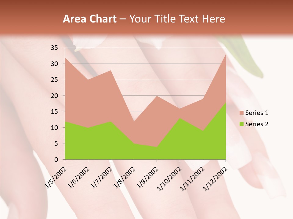Fresh Close Up Manicure PowerPoint Template