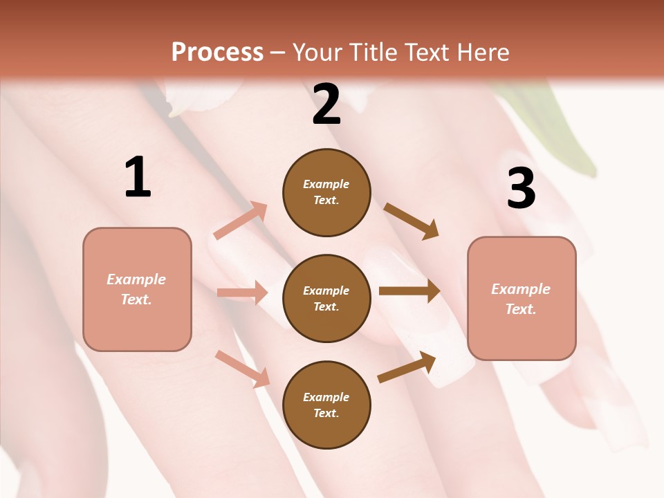 Fresh Close Up Manicure PowerPoint Template