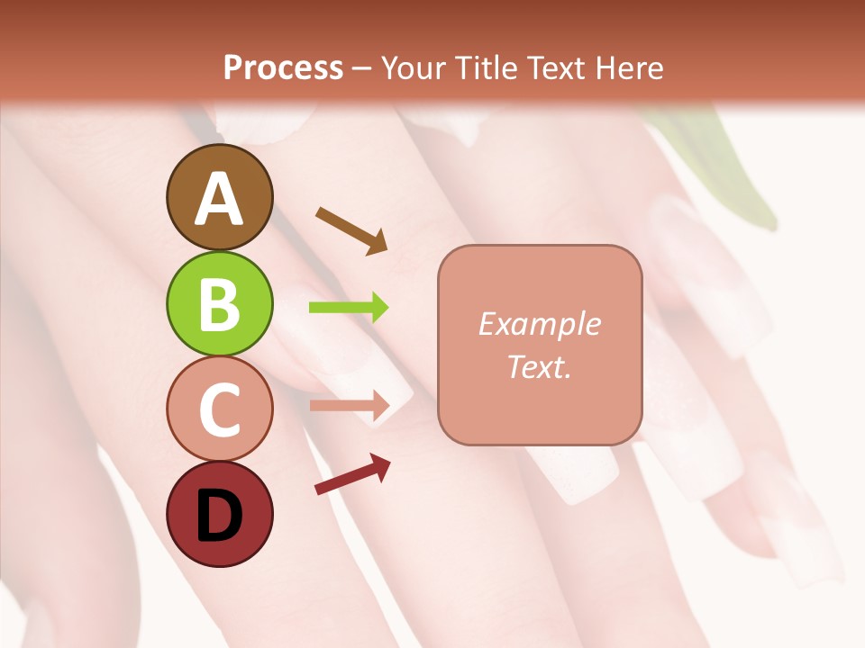 Fresh Close Up Manicure PowerPoint Template