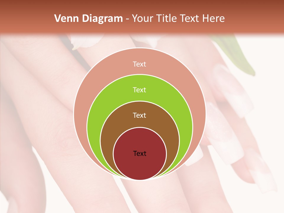 Fresh Close Up Manicure PowerPoint Template