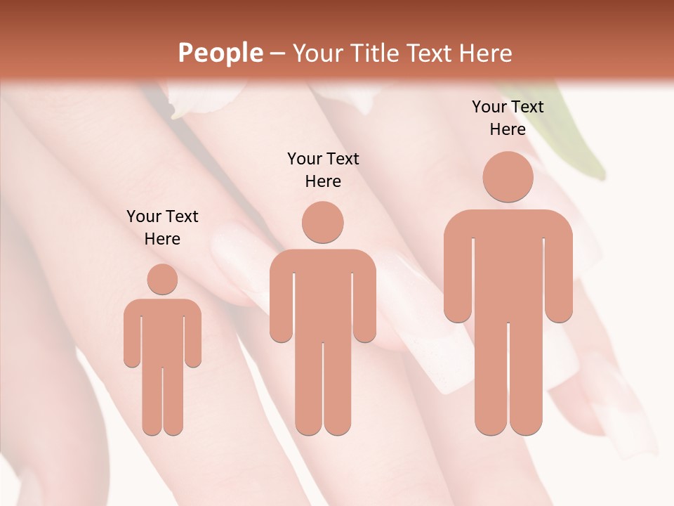 Fresh Close Up Manicure PowerPoint Template