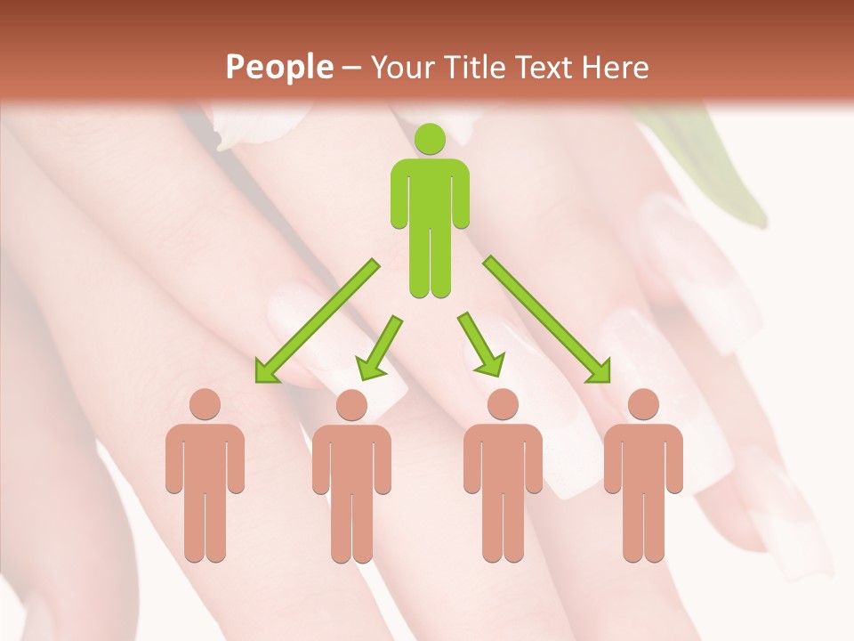 Fresh Close Up Manicure PowerPoint Template