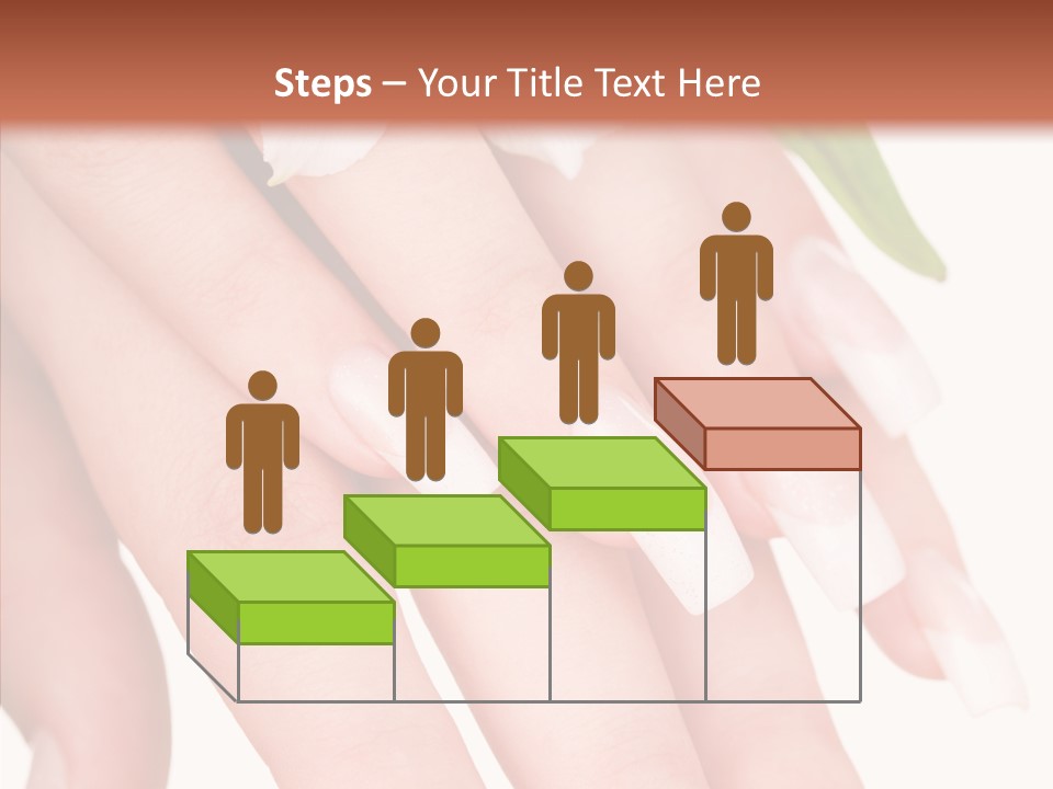 Fresh Close Up Manicure PowerPoint Template