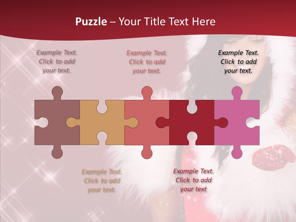 Fur Colorful Beauty PowerPoint Template