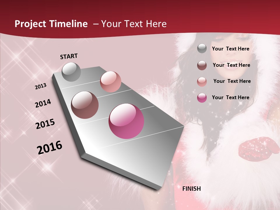 Fur Colorful Beauty PowerPoint Template