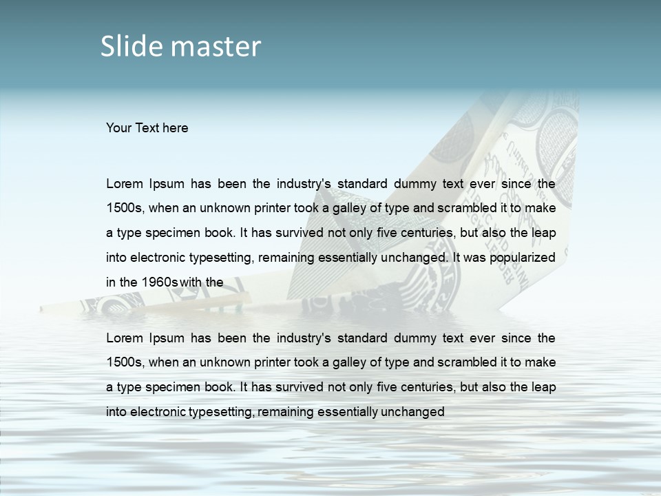 Forfeit Break Down Insolvent PowerPoint Template