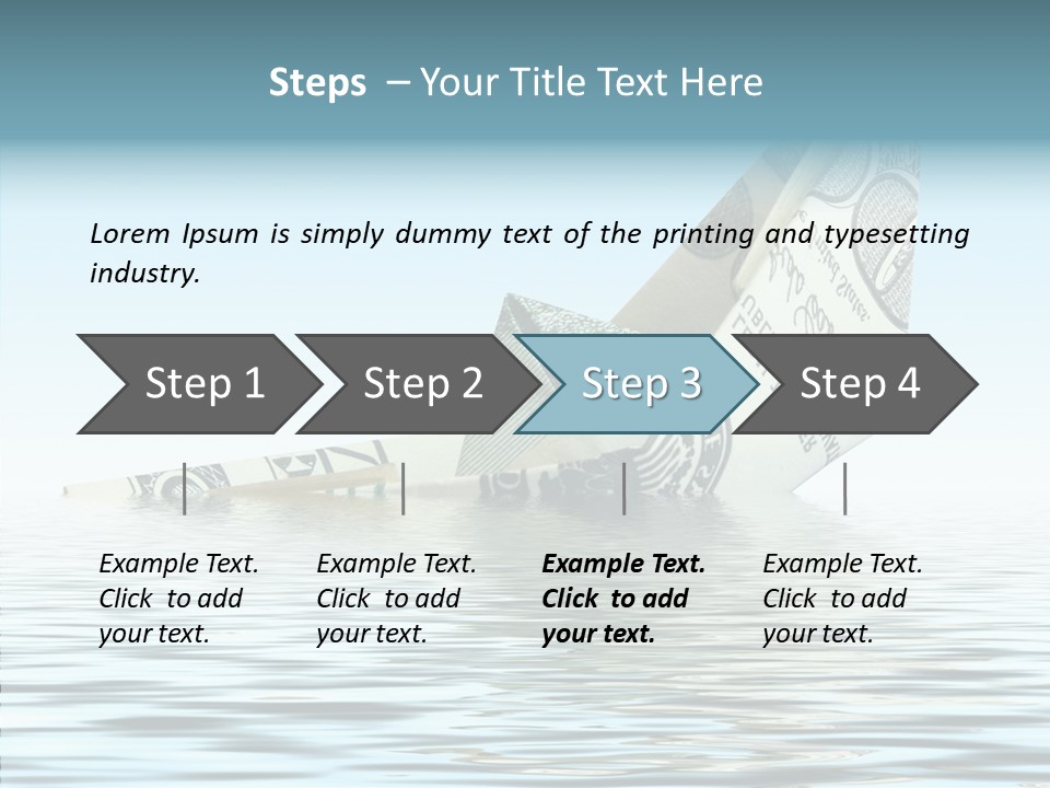 Forfeit Break Down Insolvent PowerPoint Template