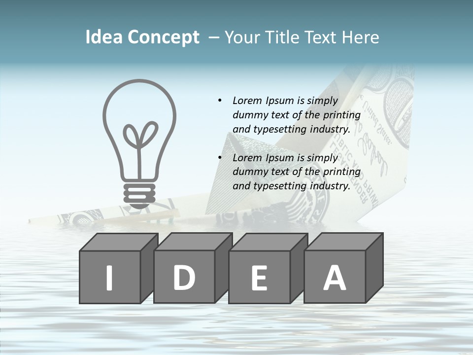 Forfeit Break Down Insolvent PowerPoint Template