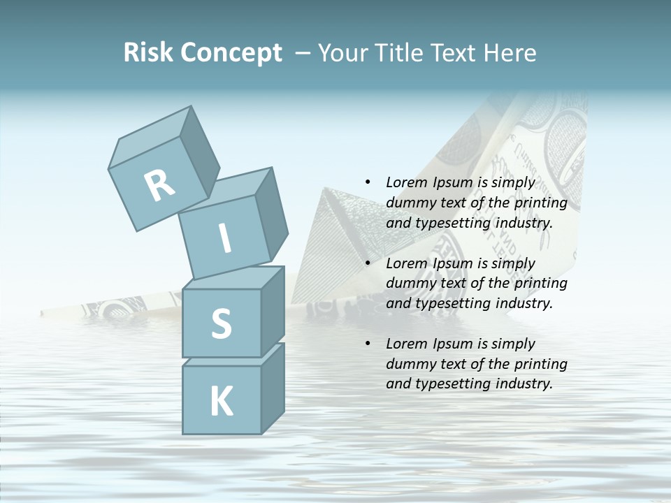 Forfeit Break Down Insolvent PowerPoint Template