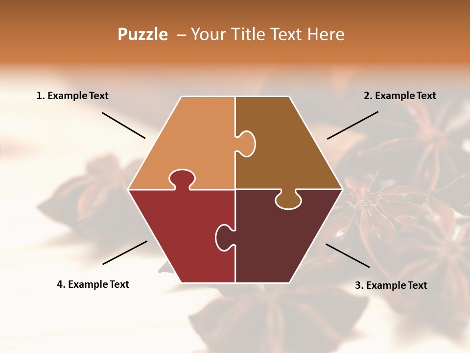 Star White Seasoning PowerPoint Template