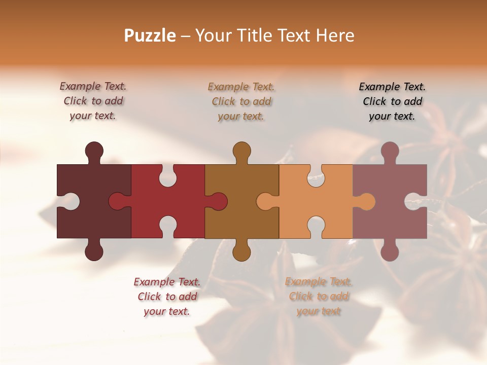 Star White Seasoning PowerPoint Template