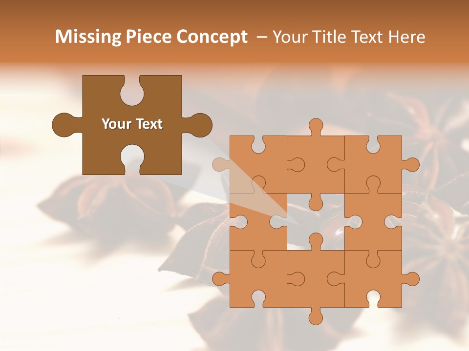 Star White Seasoning PowerPoint Template