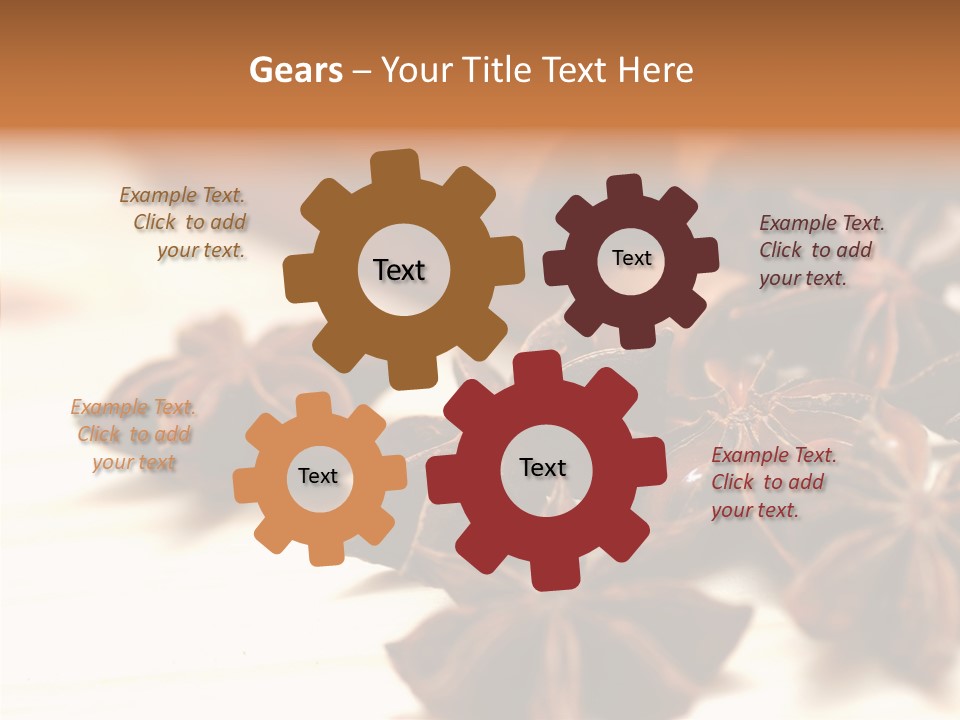 Star White Seasoning PowerPoint Template