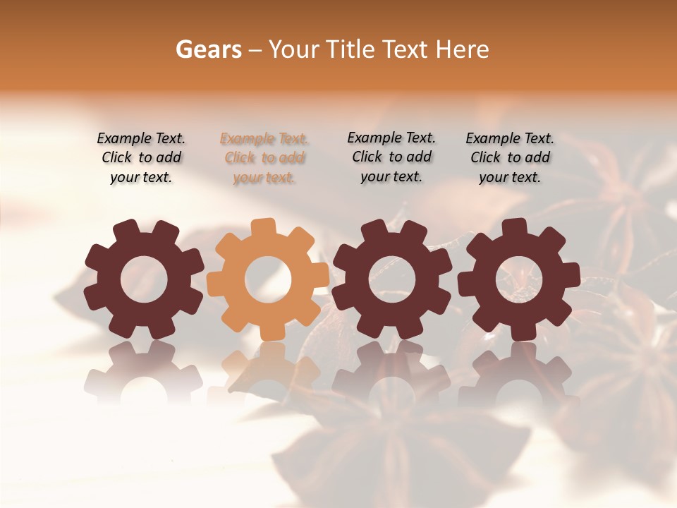 Star White Seasoning PowerPoint Template