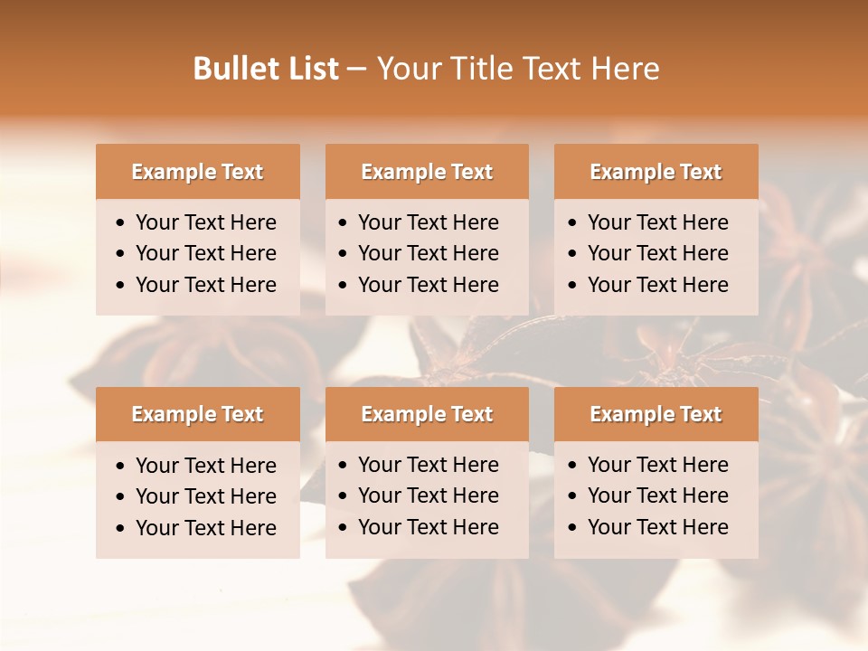 Star White Seasoning PowerPoint Template