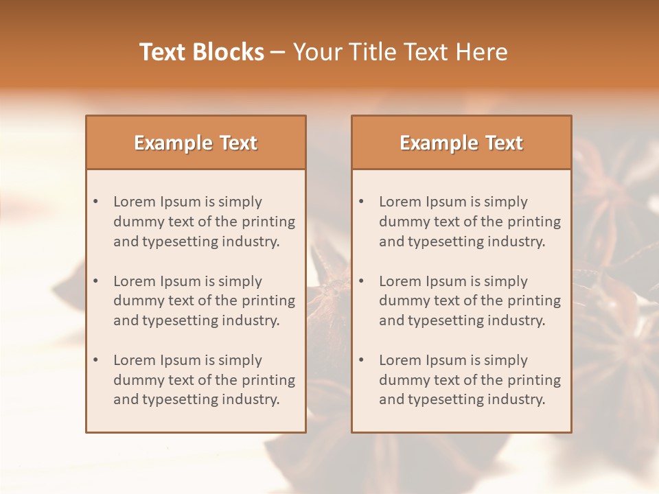 Star White Seasoning PowerPoint Template