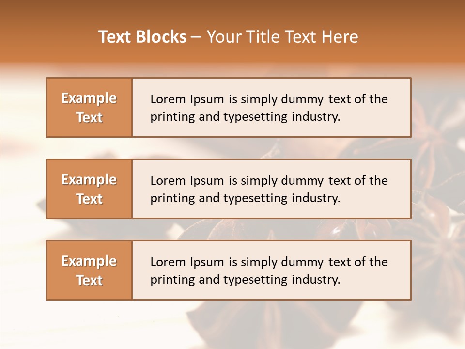 Star White Seasoning PowerPoint Template
