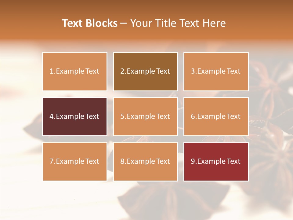 Star White Seasoning PowerPoint Template