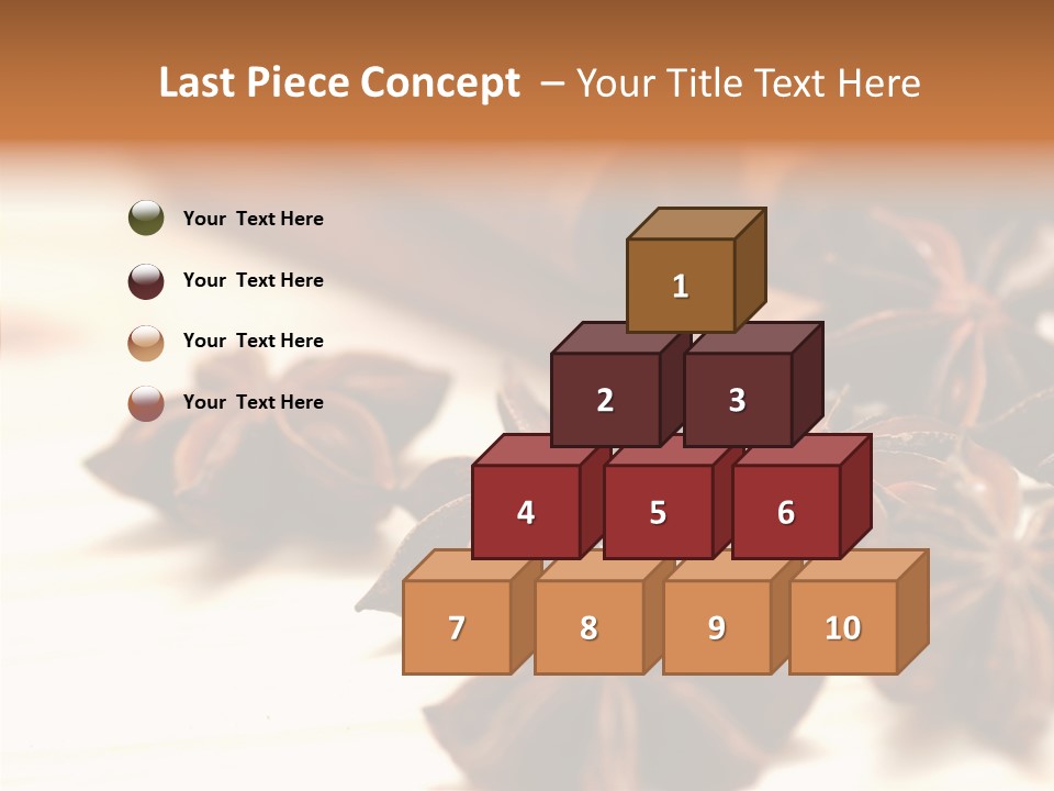 Star White Seasoning PowerPoint Template