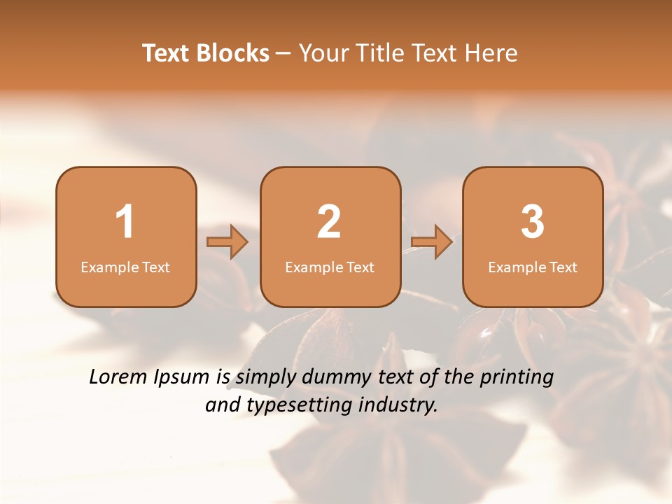 Star White Seasoning PowerPoint Template