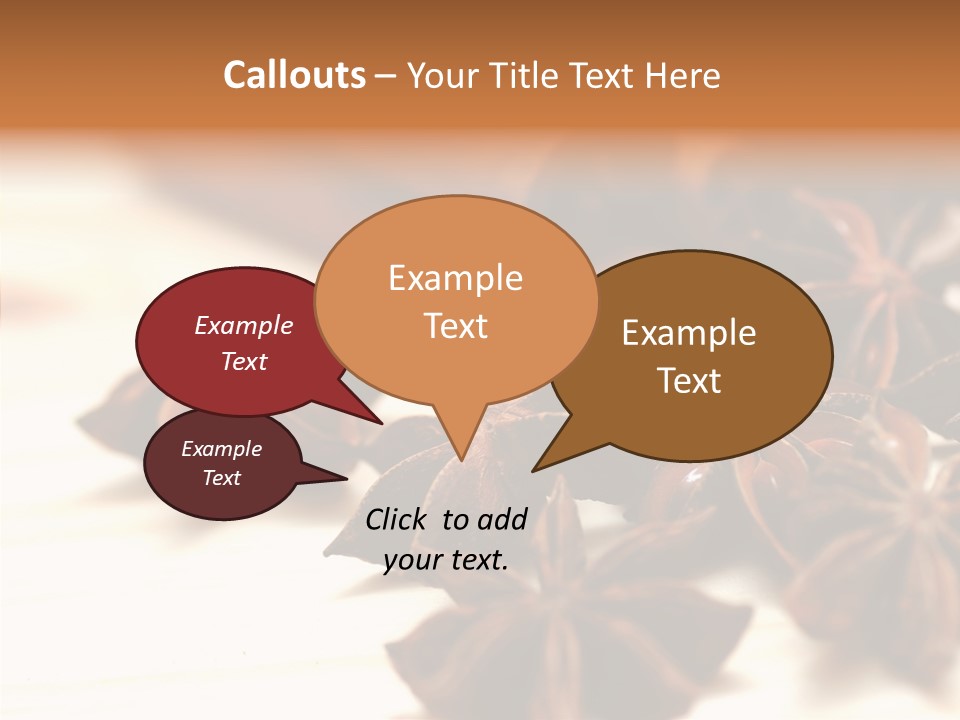 Star White Seasoning PowerPoint Template