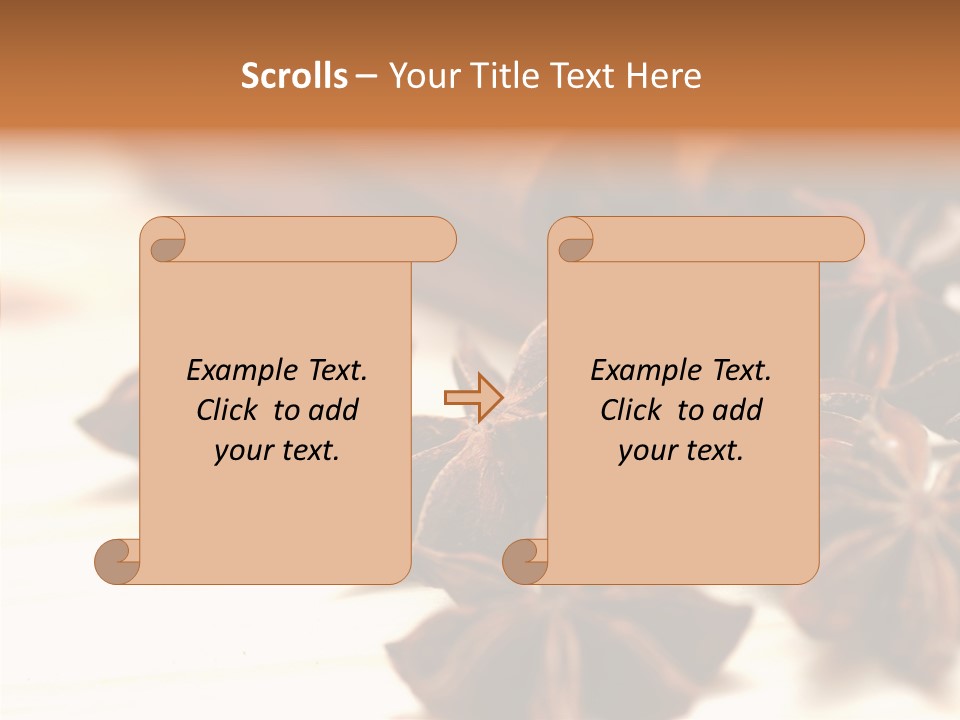 Star White Seasoning PowerPoint Template