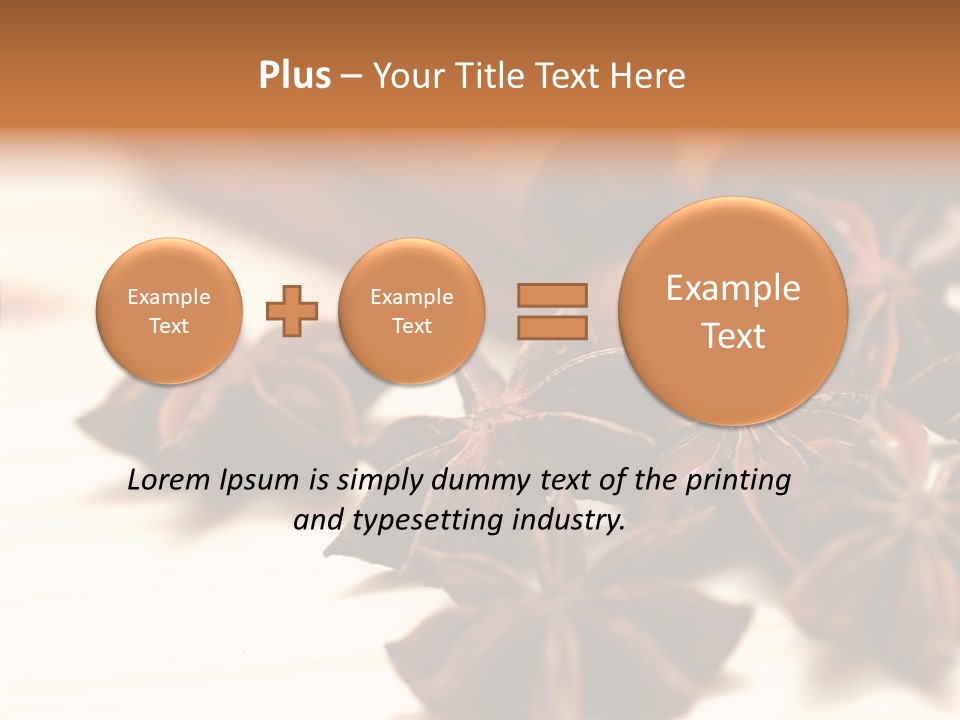 Star White Seasoning PowerPoint Template