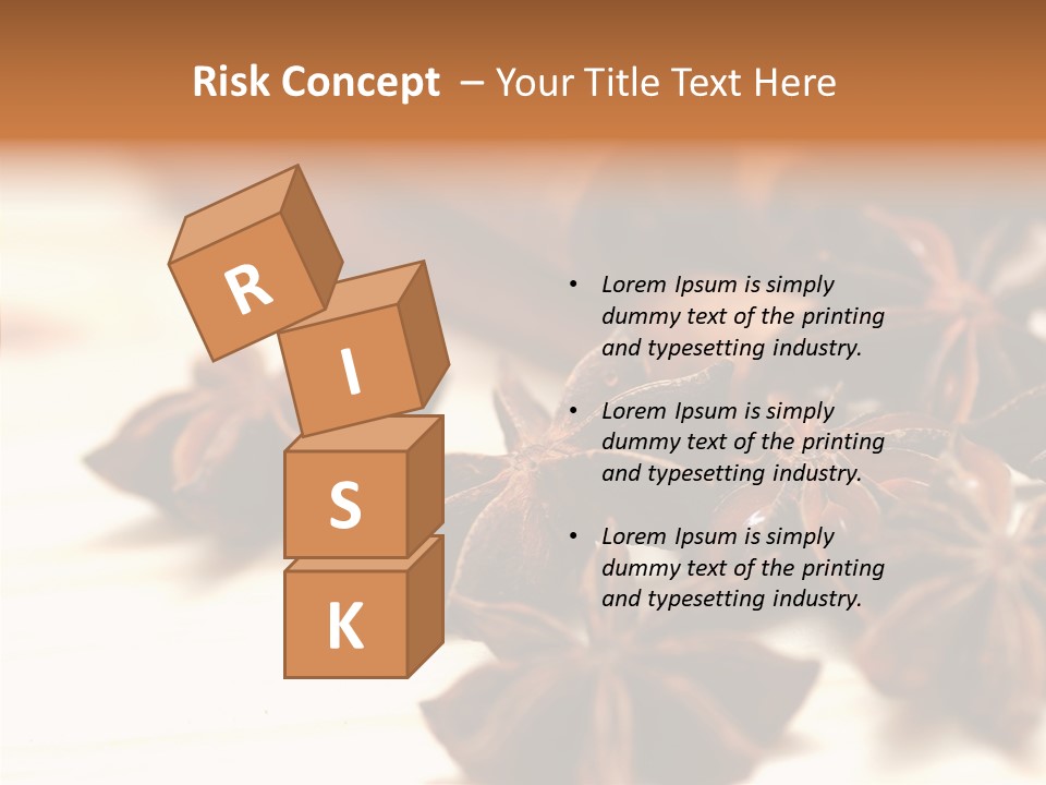 Star White Seasoning PowerPoint Template