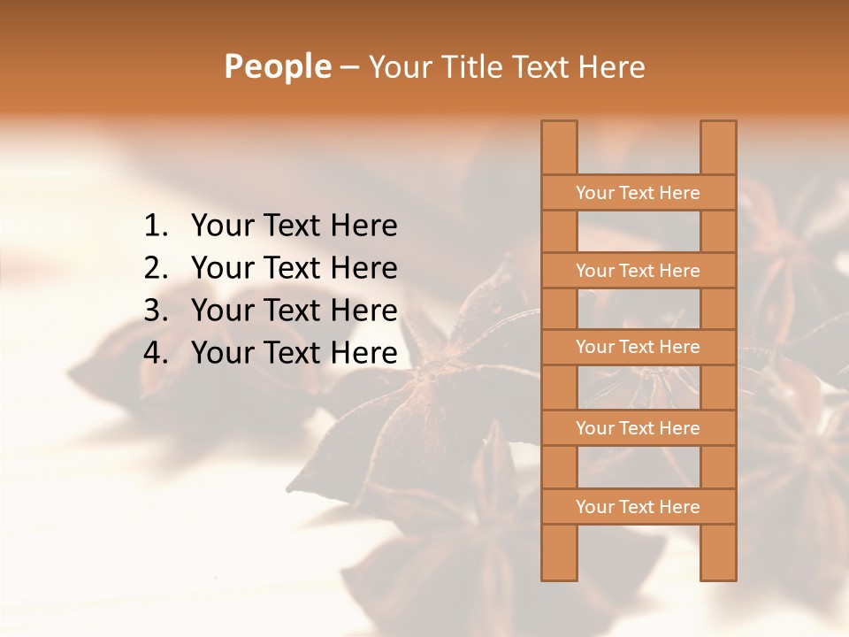 Star White Seasoning PowerPoint Template