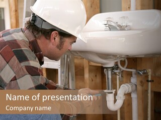 Plumbing Unions Site PowerPoint Template