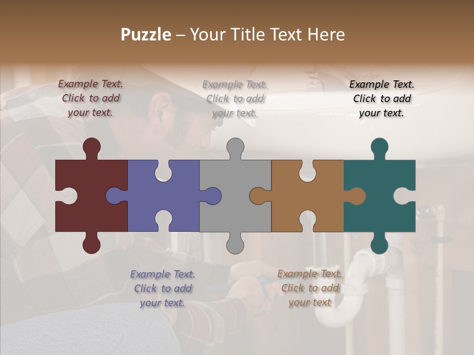 Plumbing Unions Site PowerPoint Template