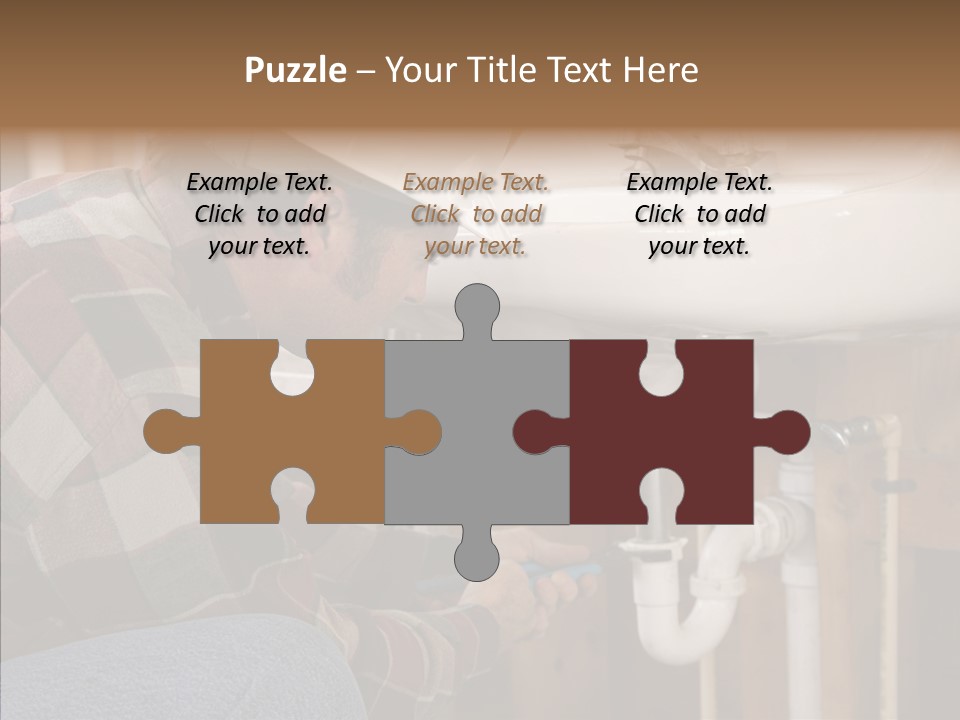 Plumbing Unions Site PowerPoint Template