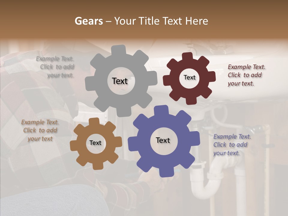 Plumbing Unions Site PowerPoint Template