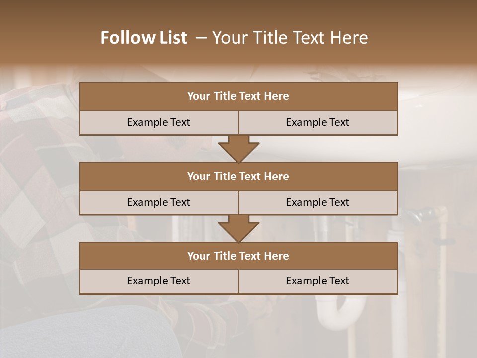 Plumbing Unions Site PowerPoint Template