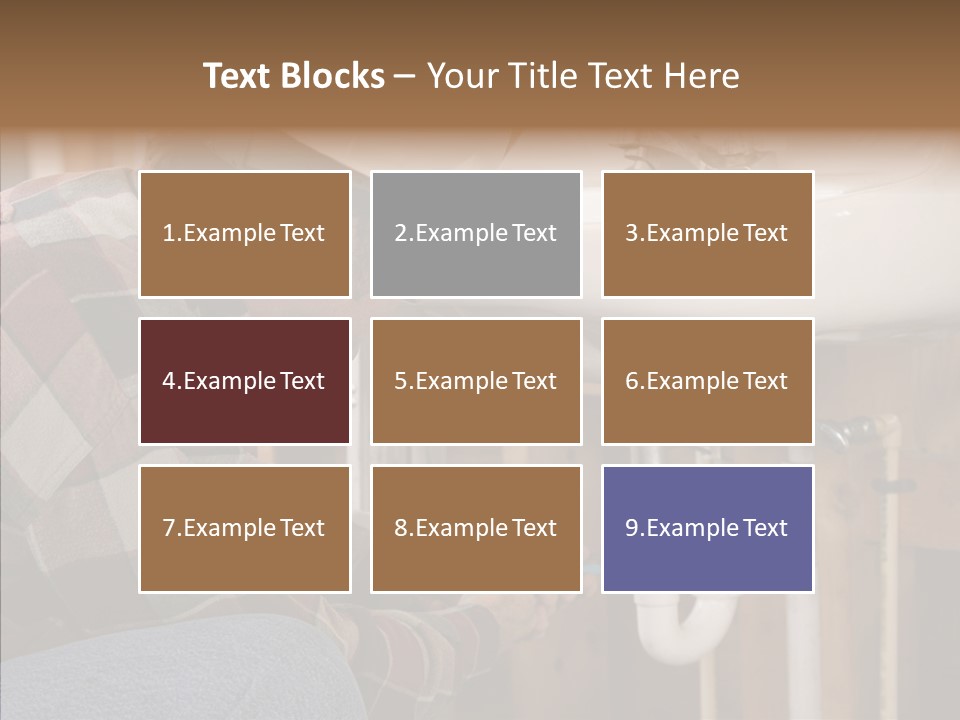 Plumbing Unions Site PowerPoint Template