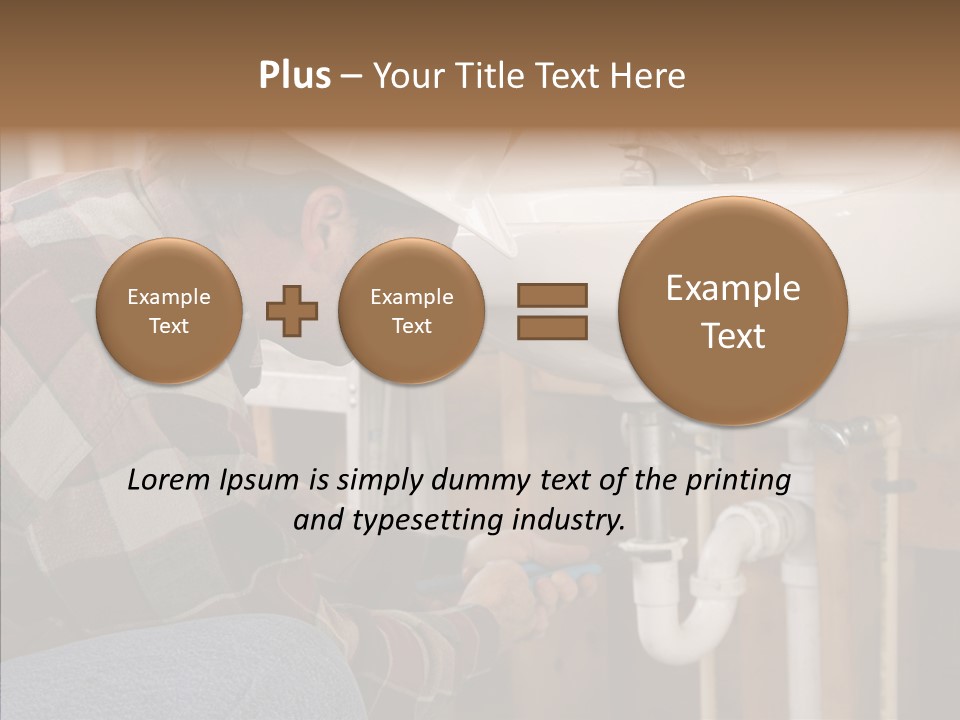 Plumbing Unions Site PowerPoint Template